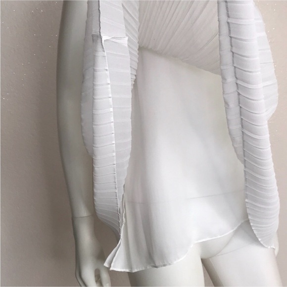 Halogen medium white cleated sleeveless top - Picture 4 of 14